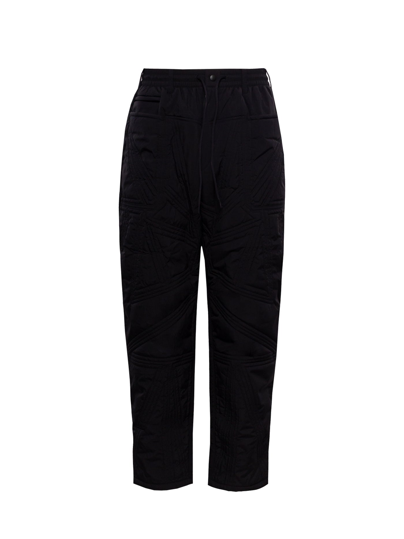 Y-3 QUILTED COTTON TRACK PANTS