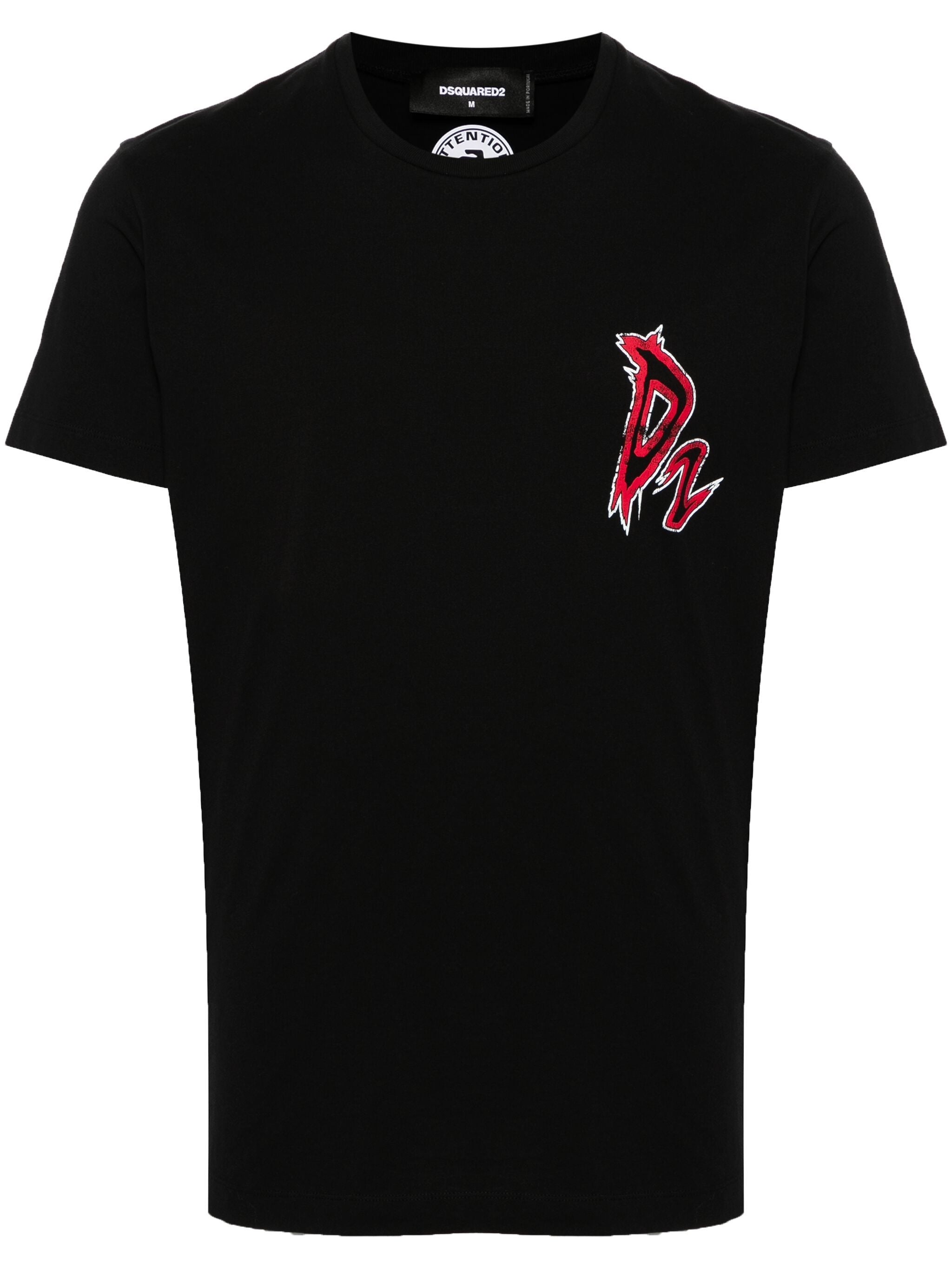 DSQUARED2 LOGO-PRINT COTTON T-SHIRT