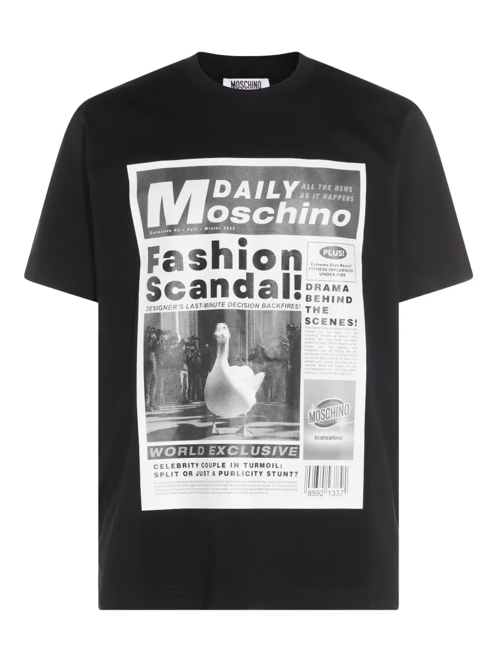 CAMISETA MOSCHINO NEWSPAPER