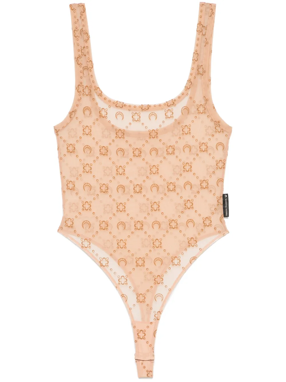 BODY MARINE SERRE MESH FLOCKED
