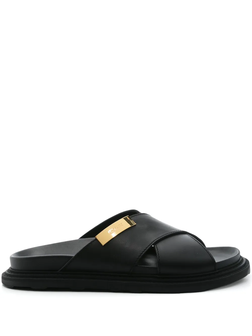 CHANCLAS MOSCHINO PIEL