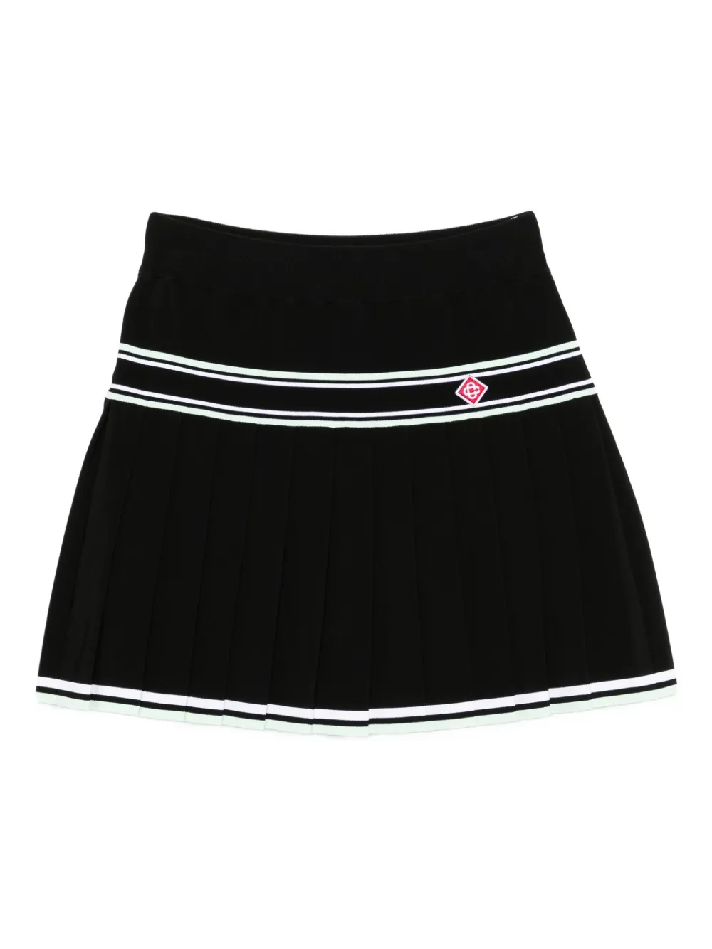 FALDA CASABLANCA RAYAS PLISADA