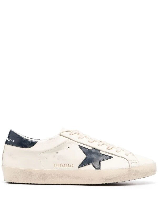 GOLDEN GOOSE SUPER-STAR LACE-UP SNEAKERS