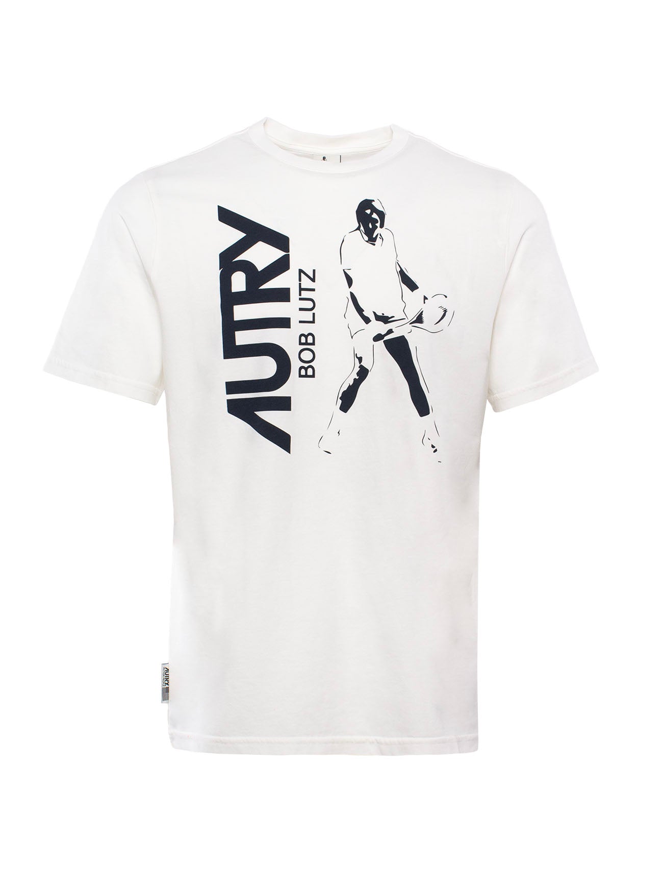 AUTRY LOGO-PRINT COTTON T-SHIRT