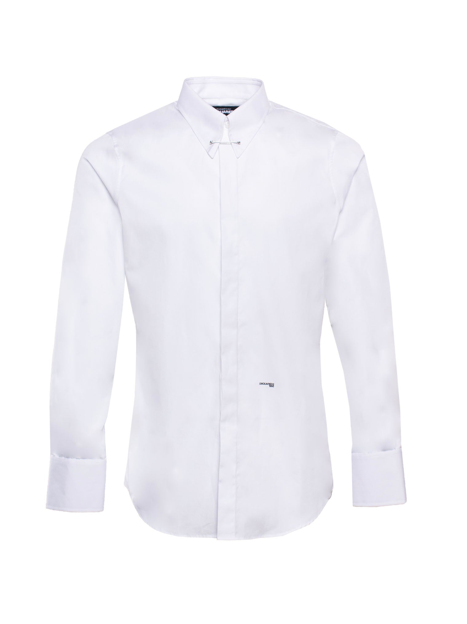 DSQUARED2 LOGO-PRINT COTTON SHIRT