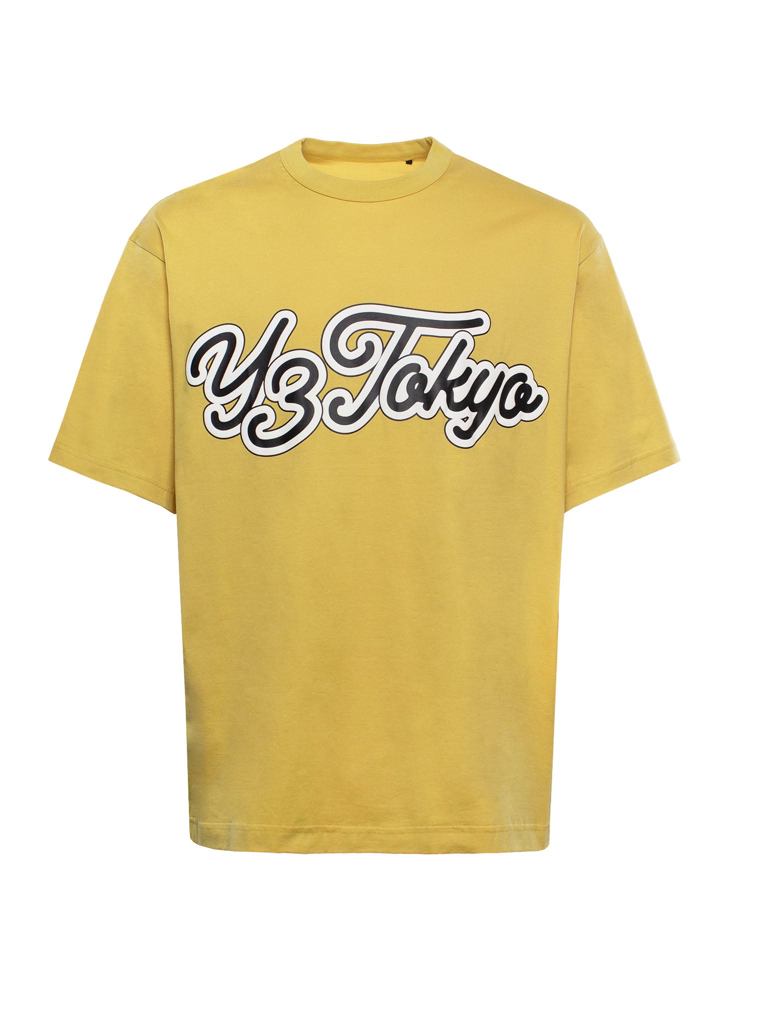 Y-3 LOGO-PRINT COTTON T-SHIRT