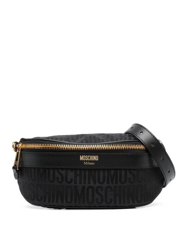 MOSCHINO LOGO-PRINT BELT BAG