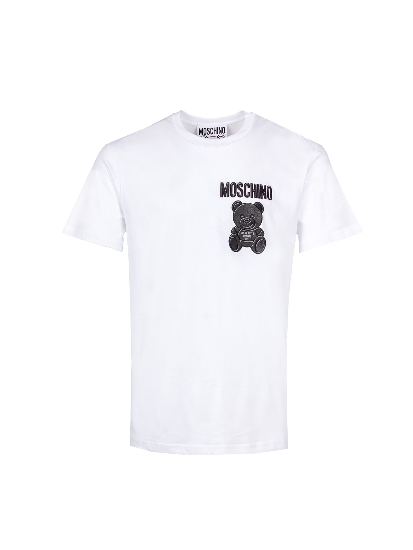 MOSCHINO LOGO-PRINT ORGANIC COTTON T-SHIRT