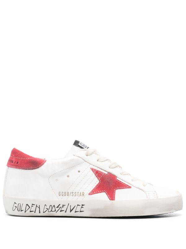 GOLDEN GOOSE SUPERSTAR LEATHER SNEAKERS