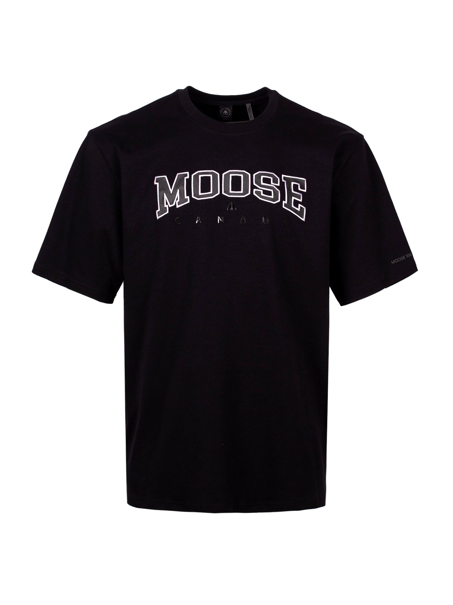 MOOSE KNUCKLES LOGO-PRINT JERSEY T-SHIRT