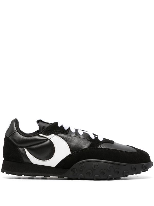 MARINE SERRE MS-RISE 22 LEATHER SNEAKERS