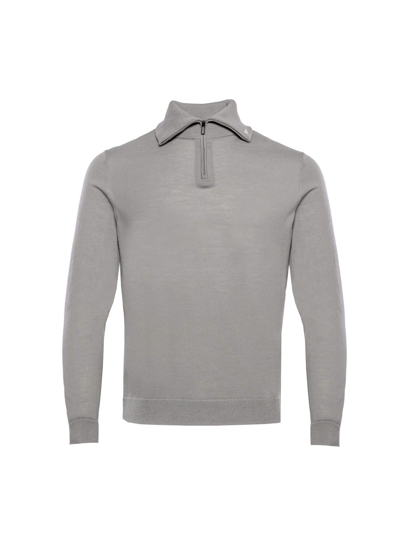 EMPORIO ARMANI LOGO-EMBROIDERED NECKLINE JUMPER