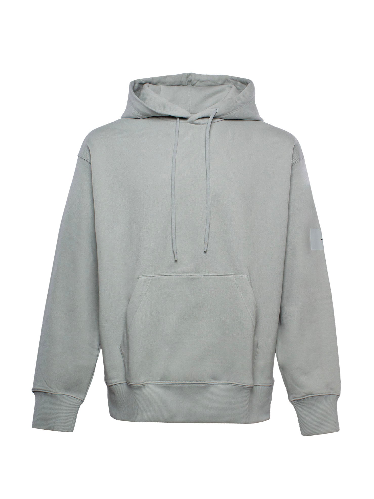 Y-3 LOGO-PATCH ORGANIC COTTON HOODIE