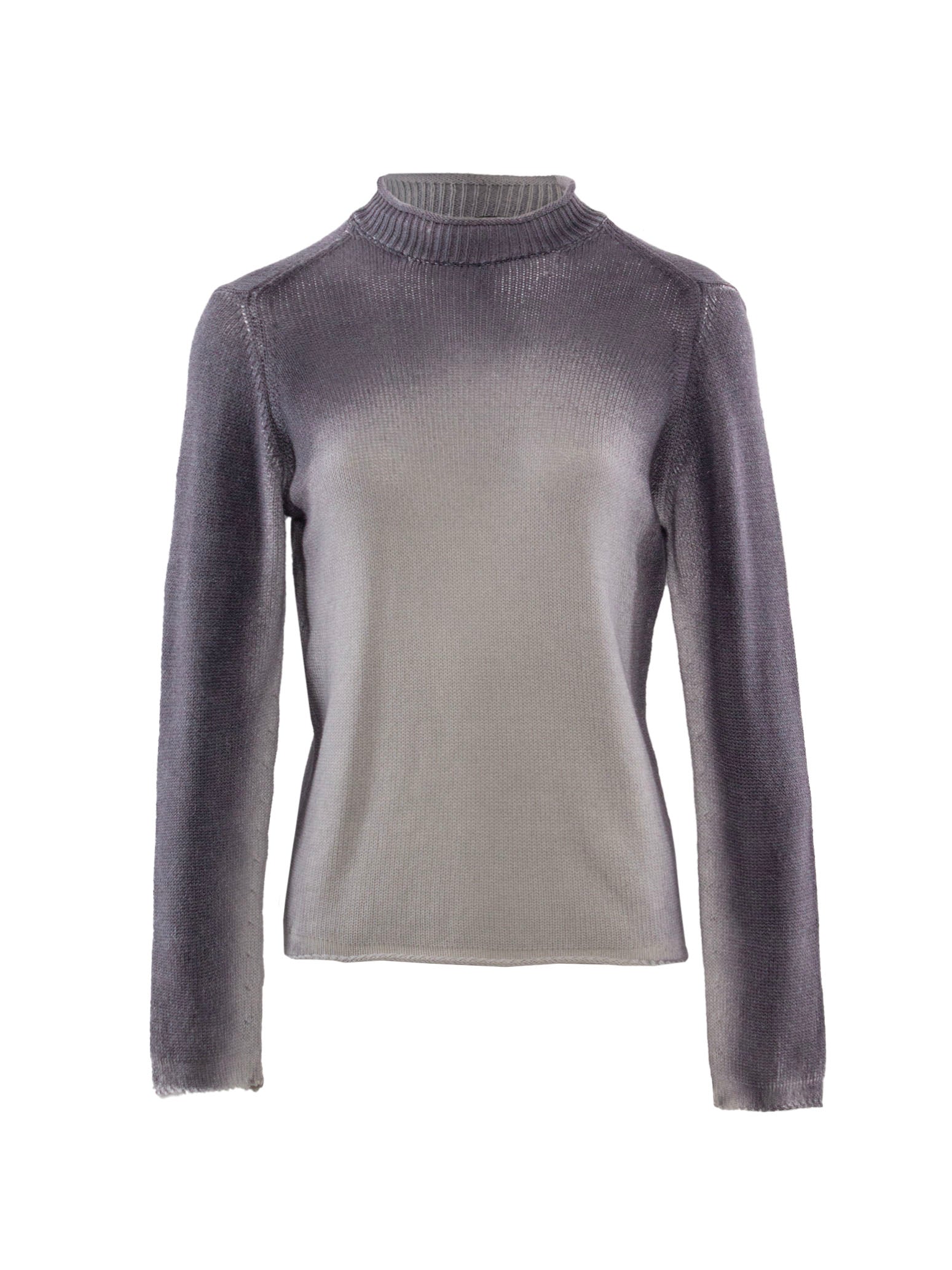 TRANSIT CREW-NECK SPRAY-PAINT JUMPER