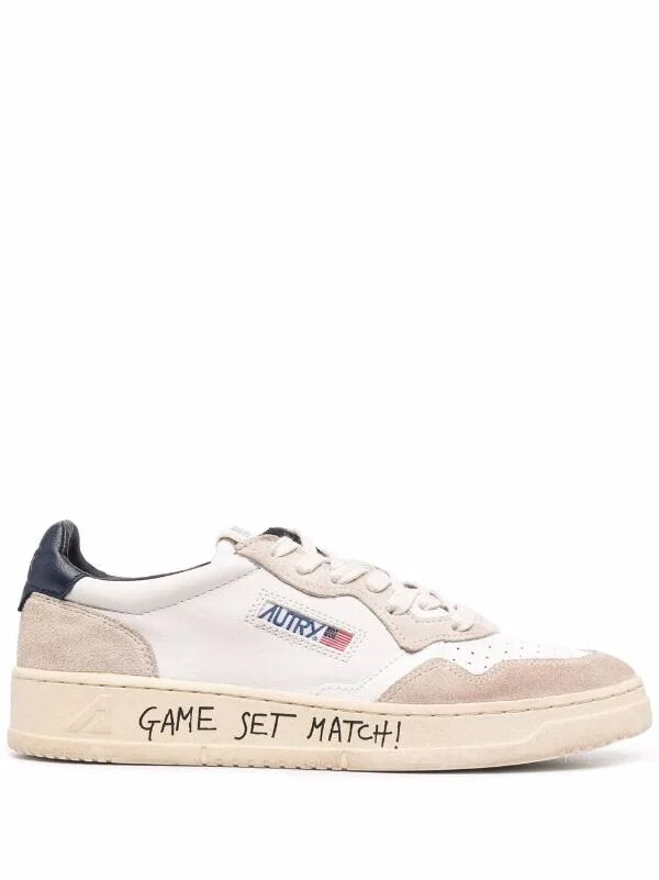 AUTRY SIDE LOGO-PATCH SNEAKERS