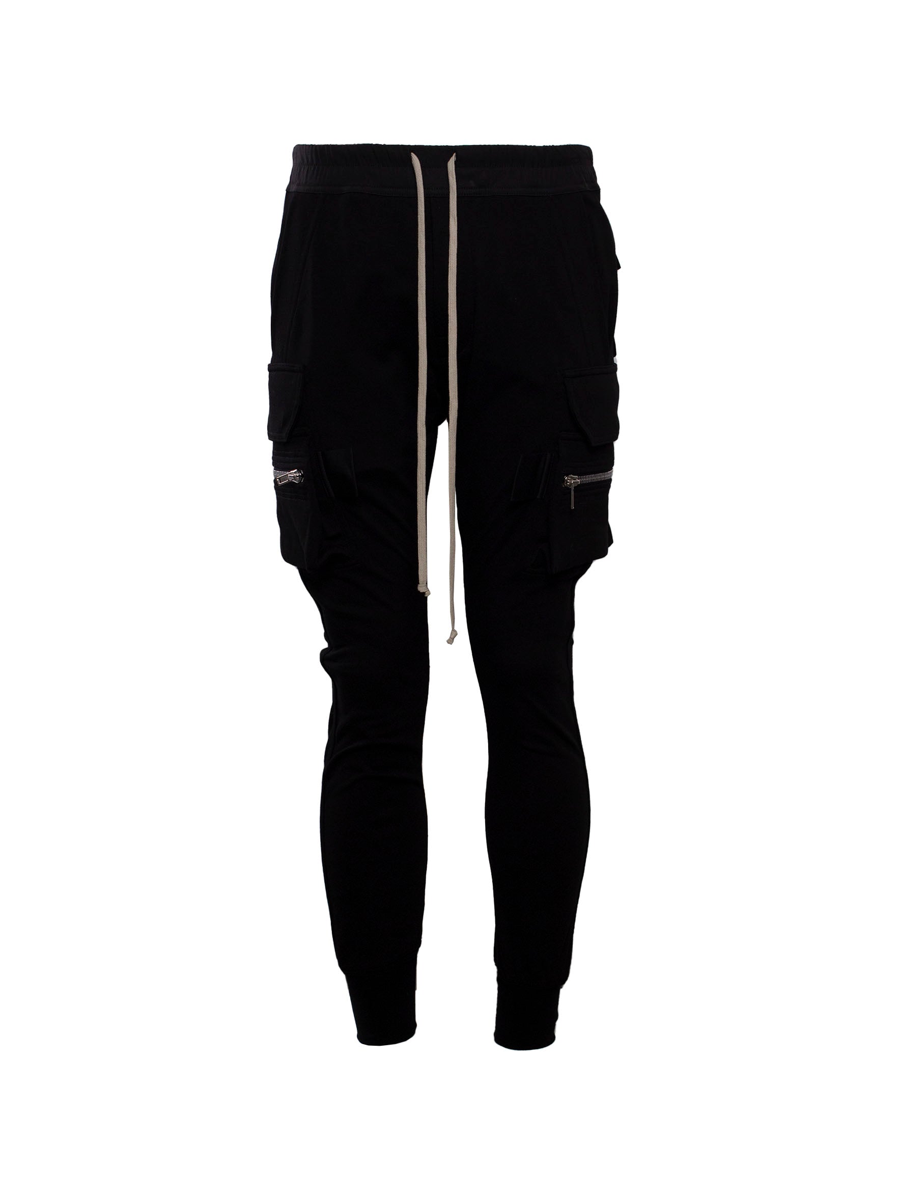 RICK OWENS TAPERED-LEG ORGANIC-COTTON TROUSERS