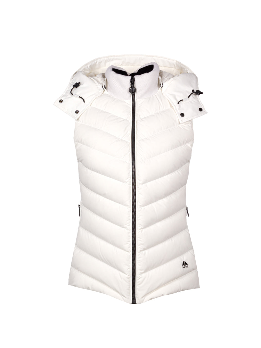 MOOSE KNUCKLES HOODED QUILTED GILET
