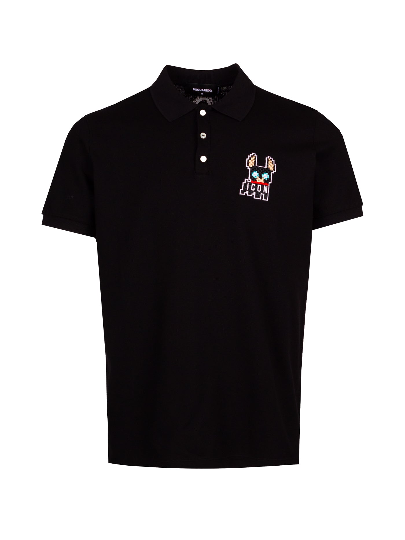 DSQUARED2 EMBROIDERED-DETAIL POLO SHIRT