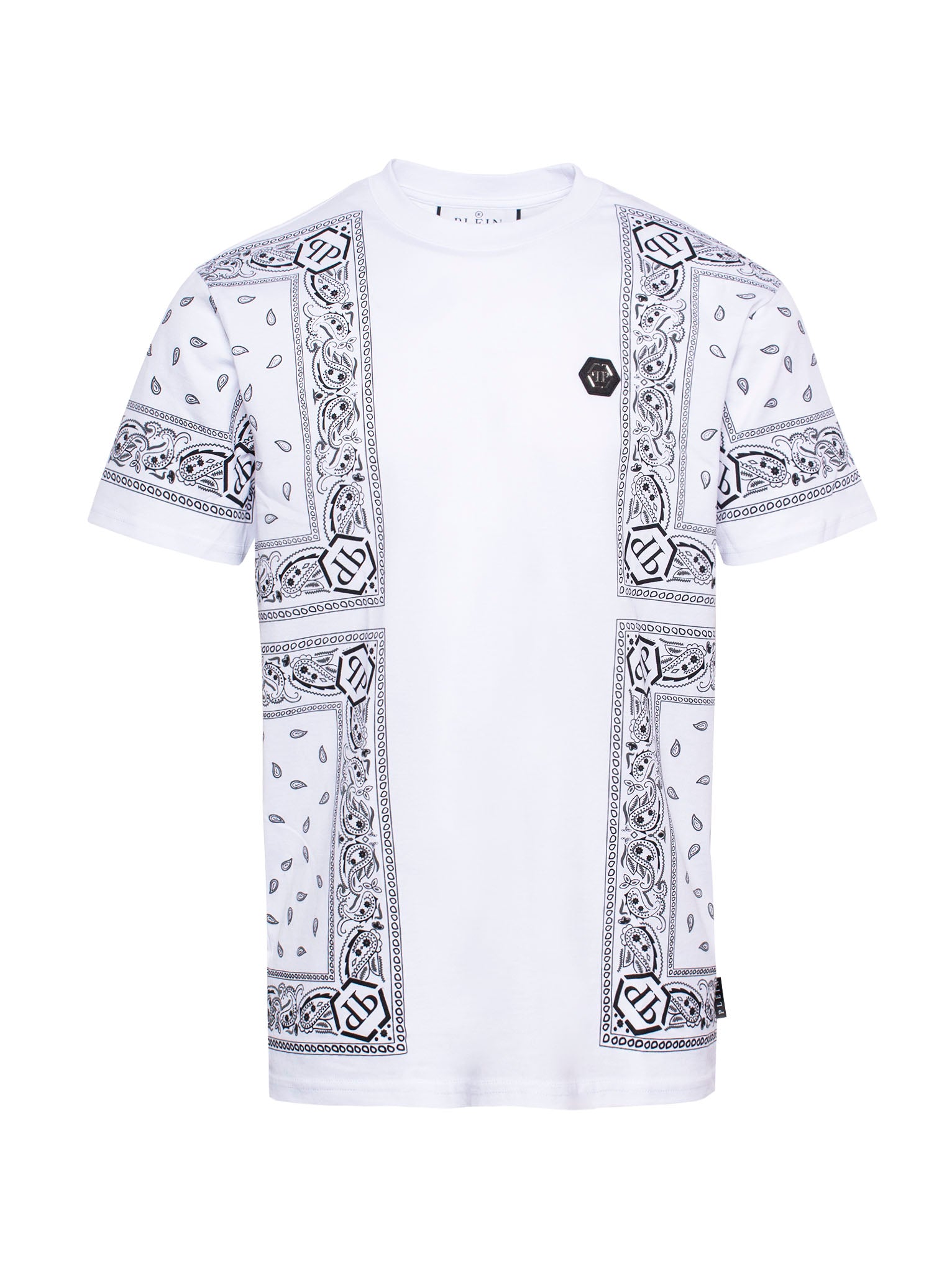 PHILIPP PLEIN BANDANA-PRINT SHORT-SLEEVE T-SHIRT