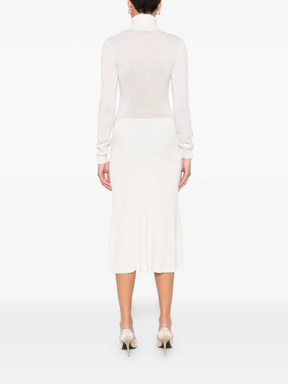 VESTIDO ELISABETTA FRANCHI CUELLO ALTO