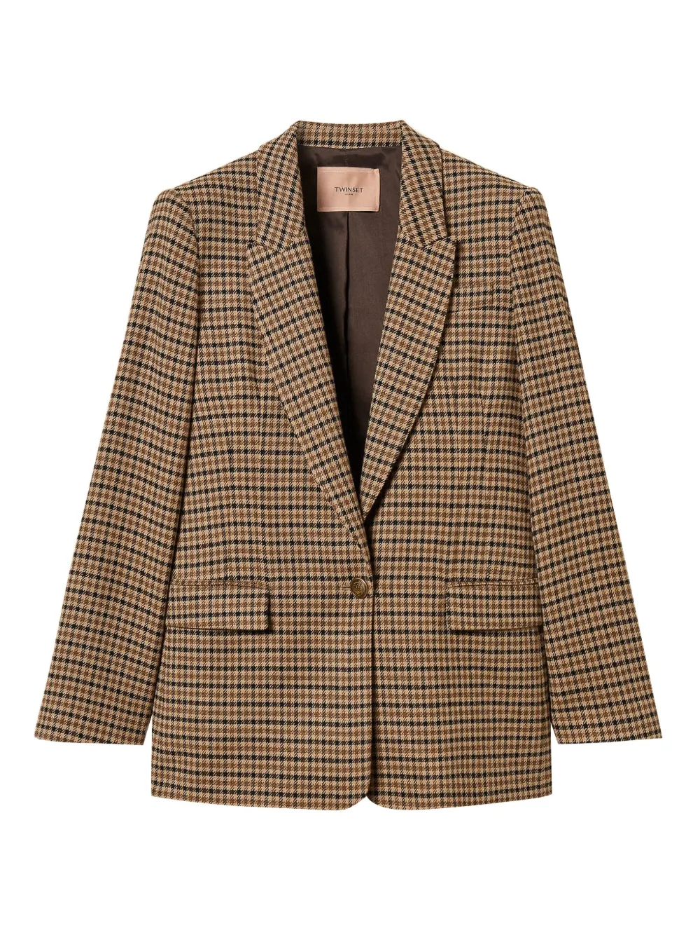 BLAZER TWINSET CUADROS