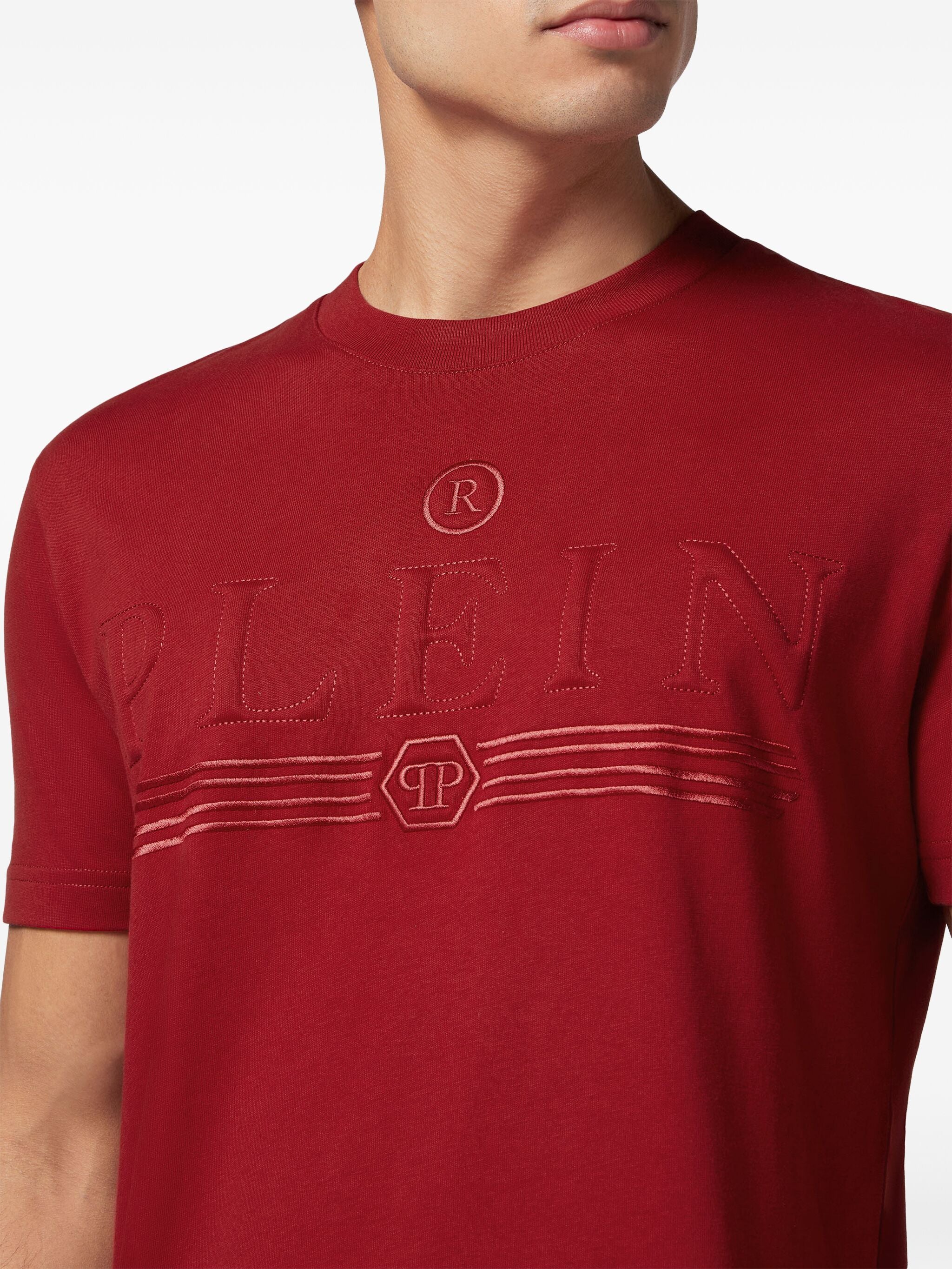PHILLIP PLEIN LOGO-PRINT COTTON T-SHIRT