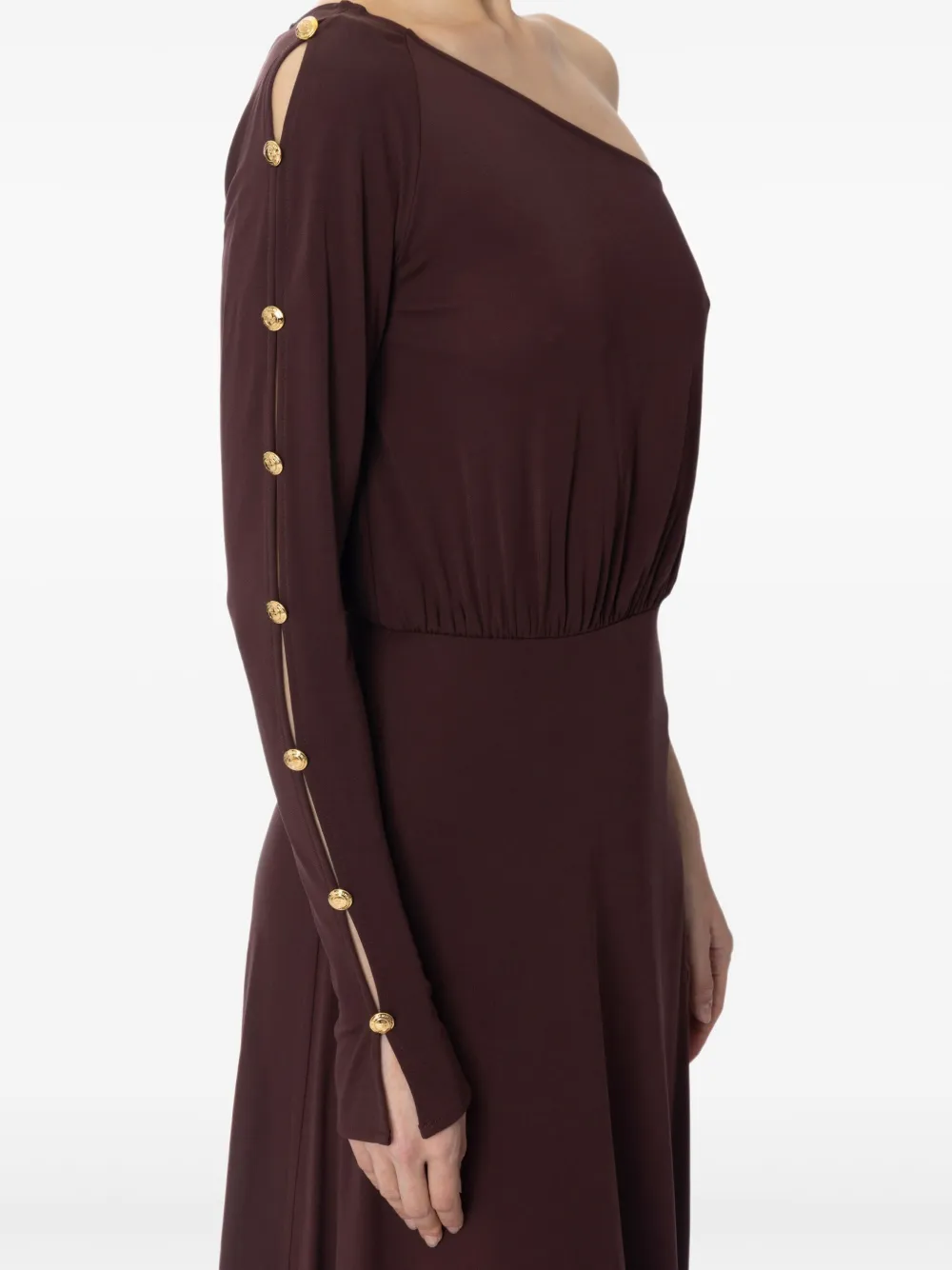 VESTIDO ELISABETTA FRANCHI UN HOMBRO