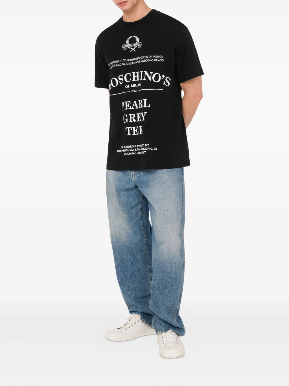CAMISETA MOSCHINO TEXTO