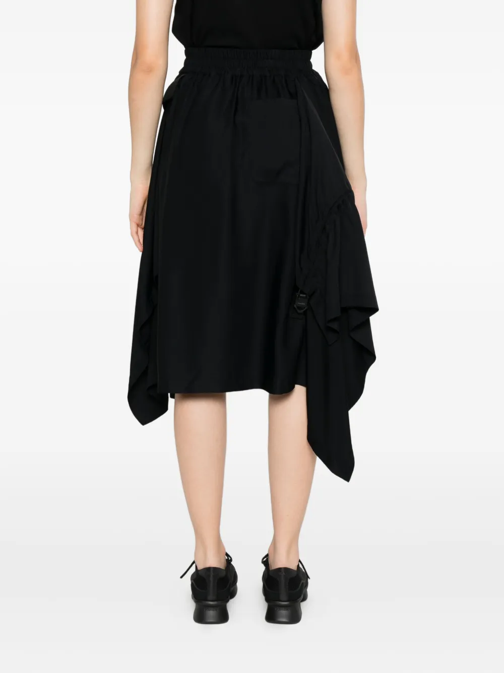 FALDA Y-3 ASIMETRICA