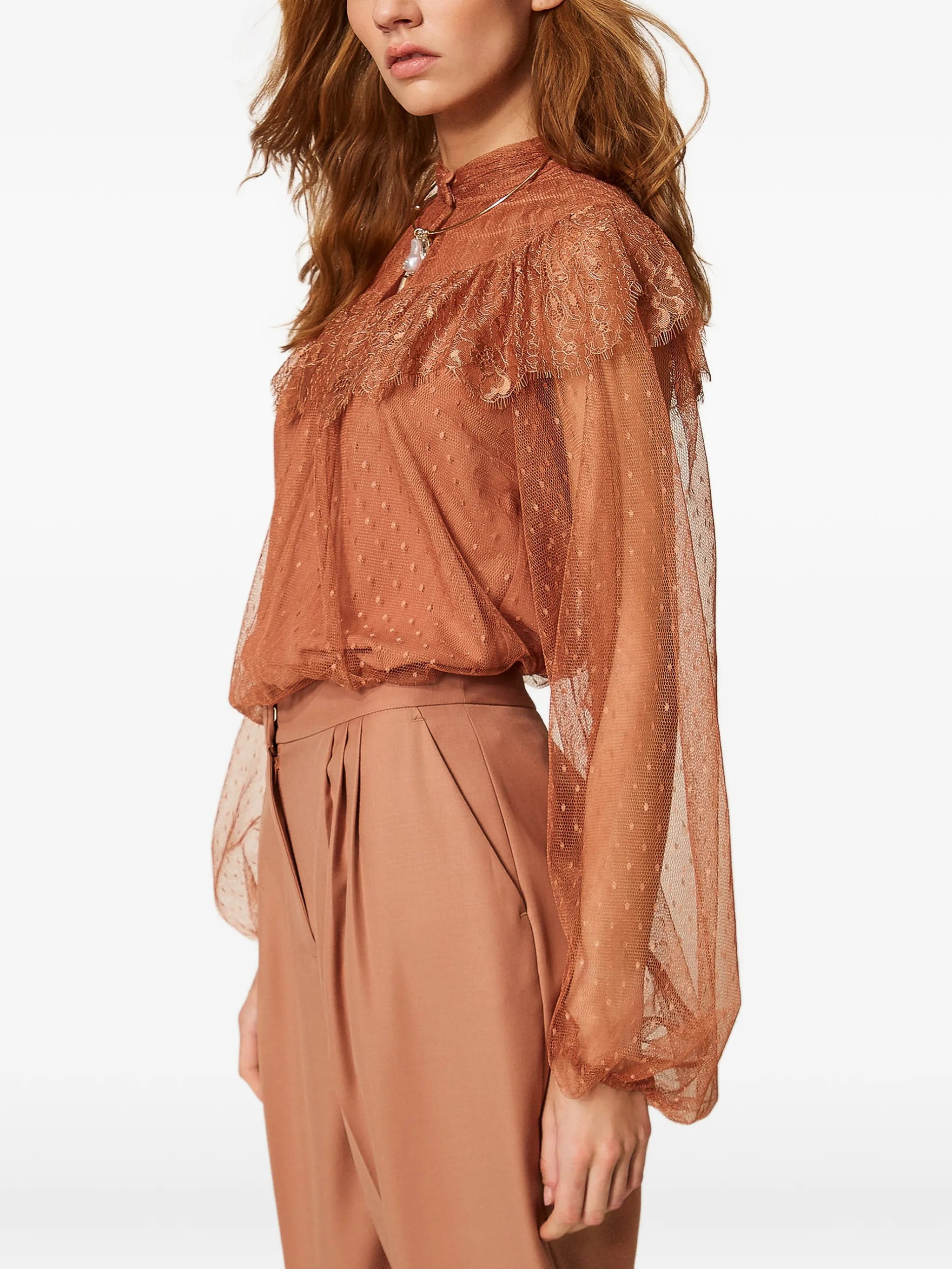 BLUSA TWINSET TULLE