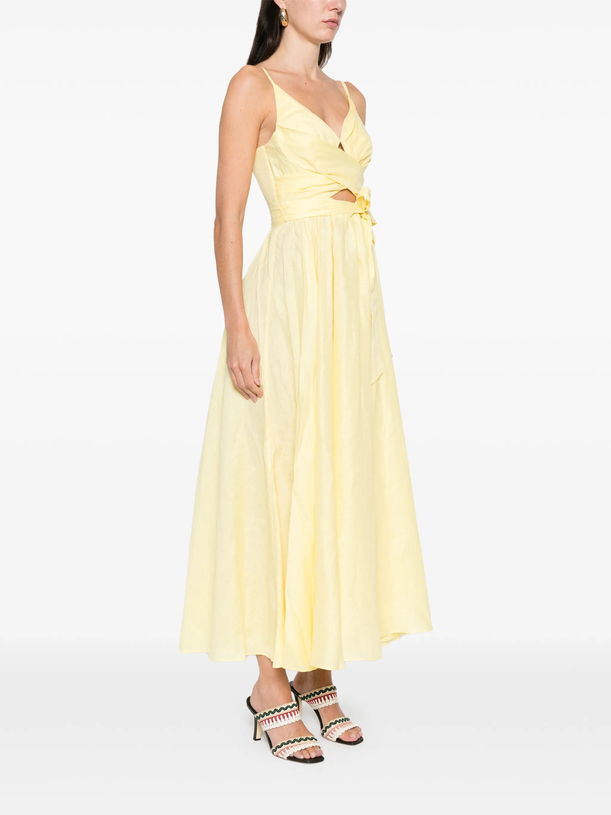VESTIDO ZIMMERMANN TIE-WAIST