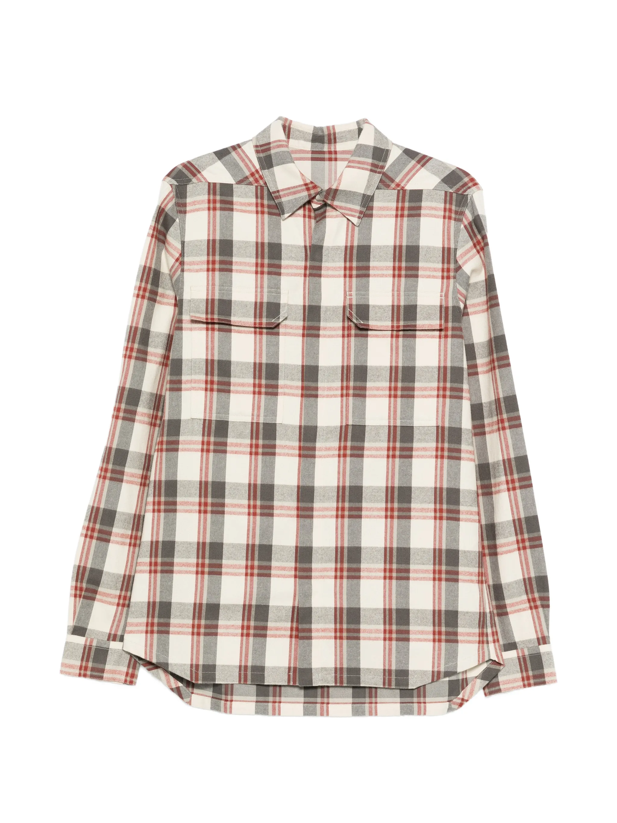 CAMISA RICK OWENS FLANELA