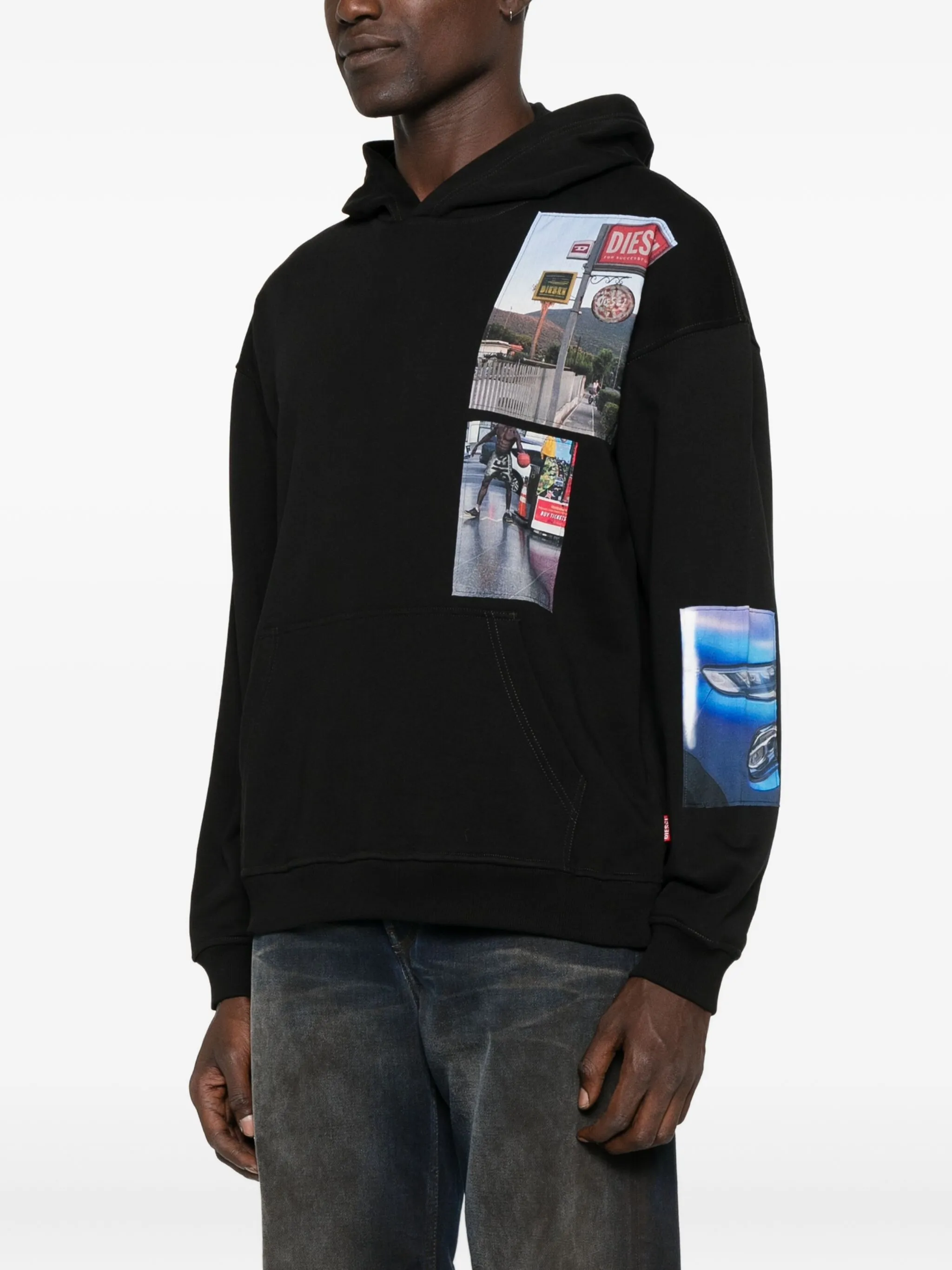 SUDADERA DIESEL ESTAMPADA