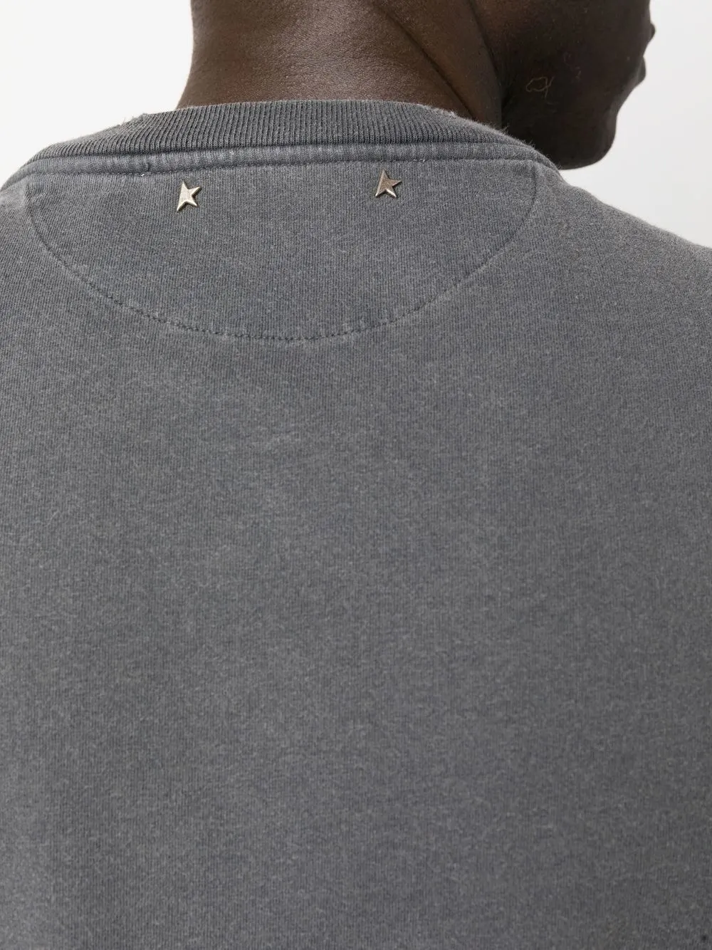 CAMISETA GOLDEN GOOSE LOGO PERFORADO