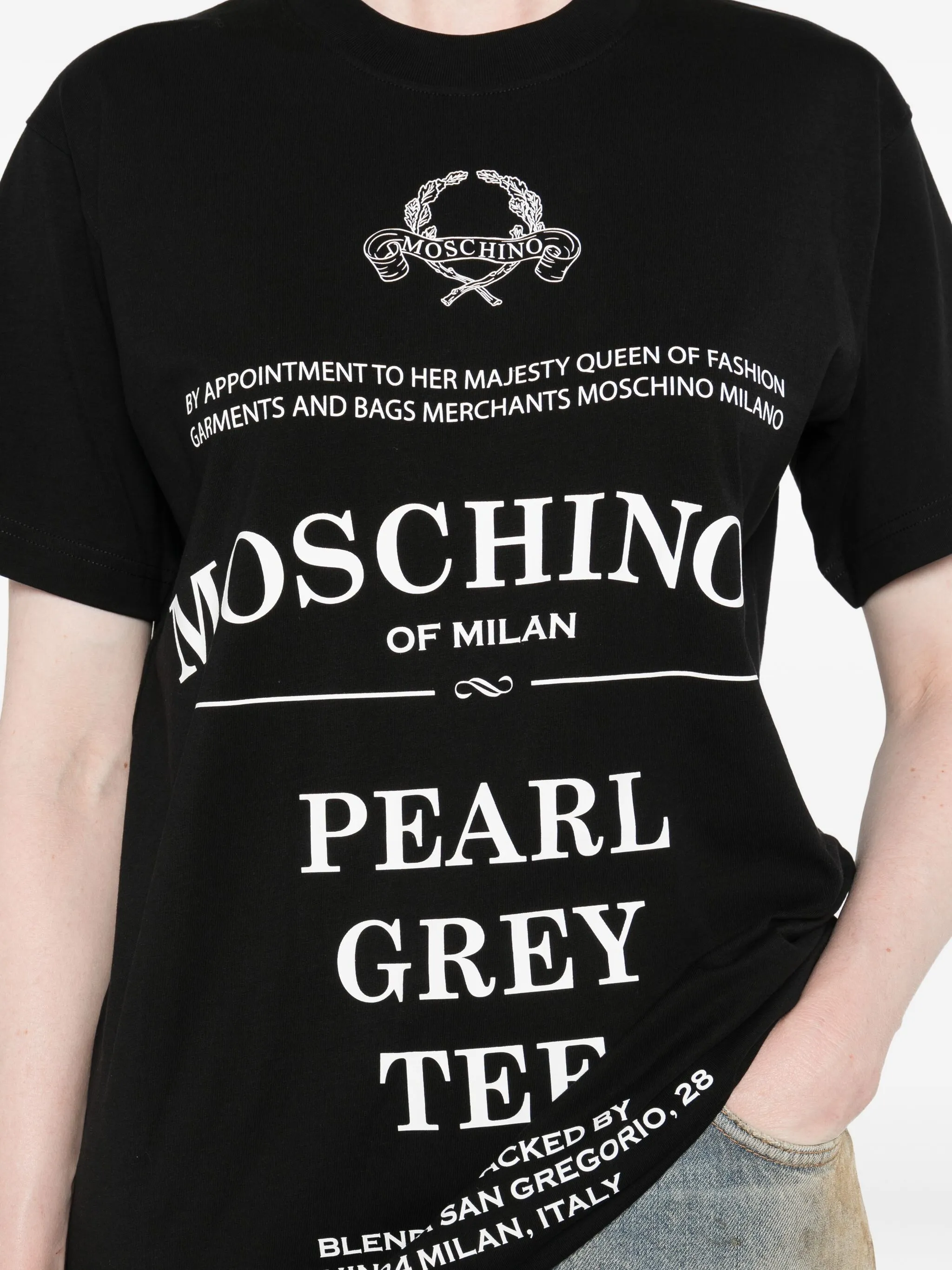 CAMISETA MOSCHINO LOGO