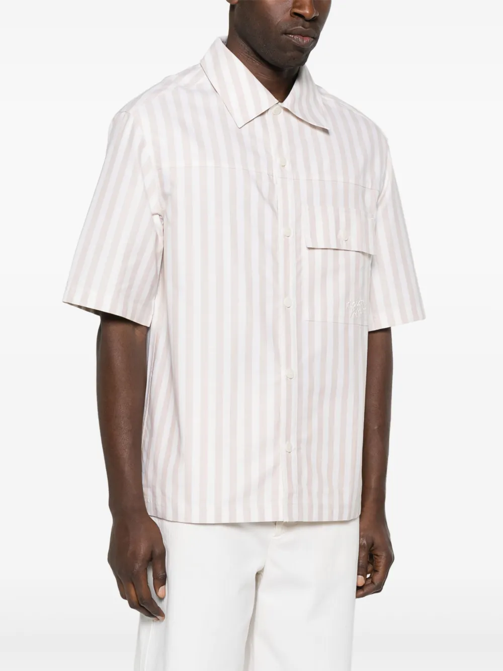 CAMISA MAISON KITSUNÉ RAYAS