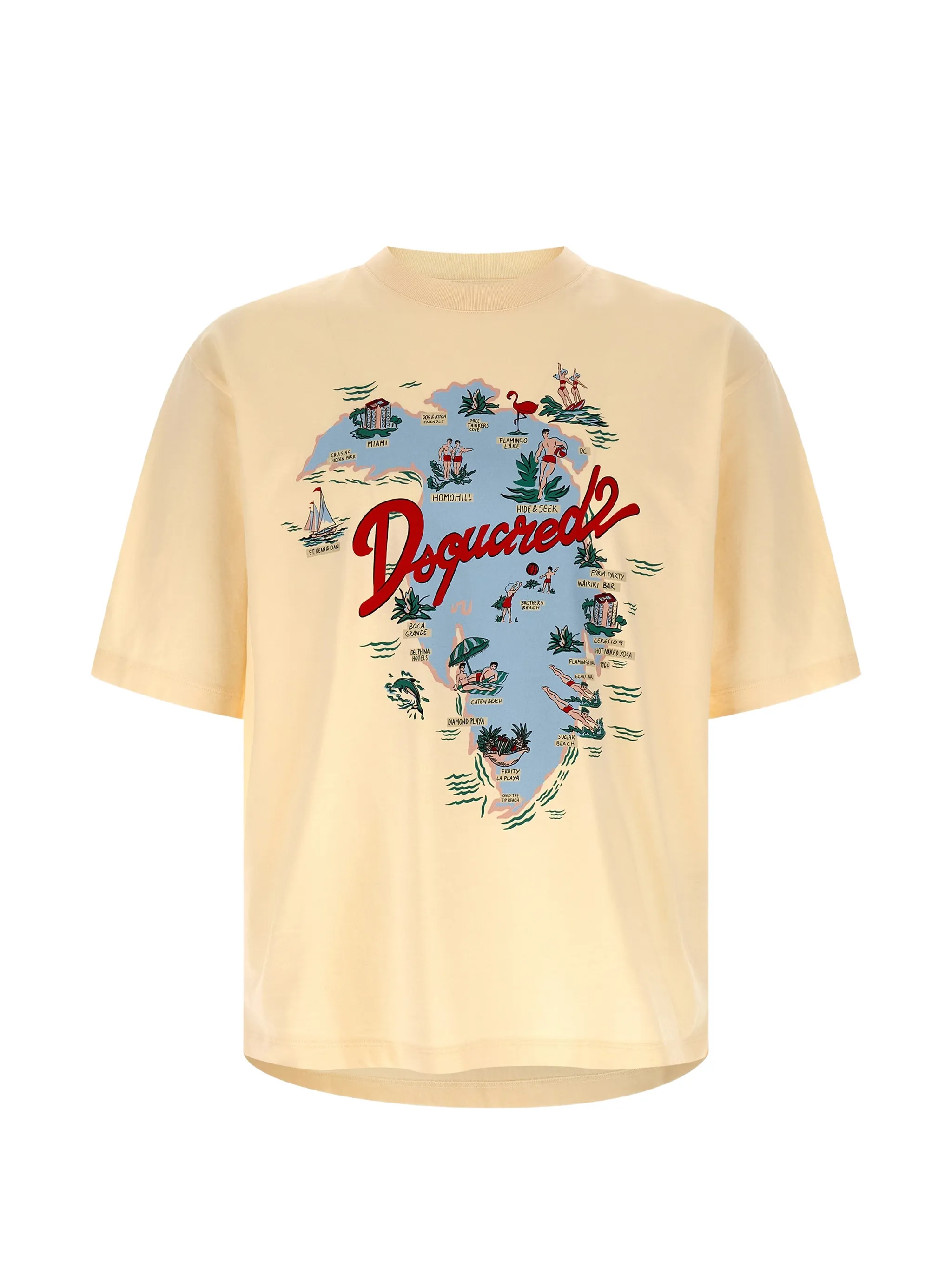 CAMISETA DSQUARED2 ESTAMPADA