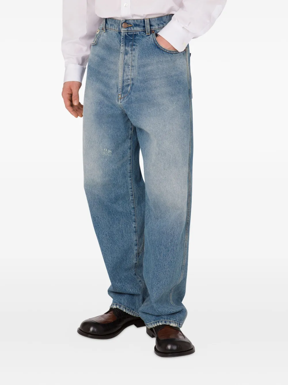 JEANS MOSCHINO EFECTO DESGASTADO