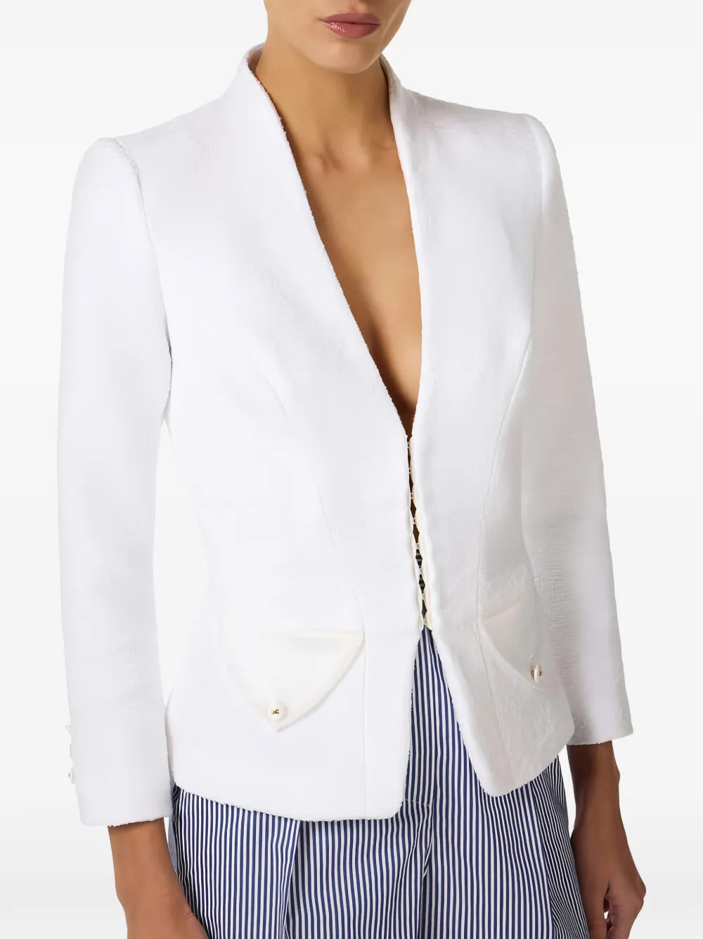 CHAQUETA ELISABETTA FRANCHI BOUCLÉ TWEED