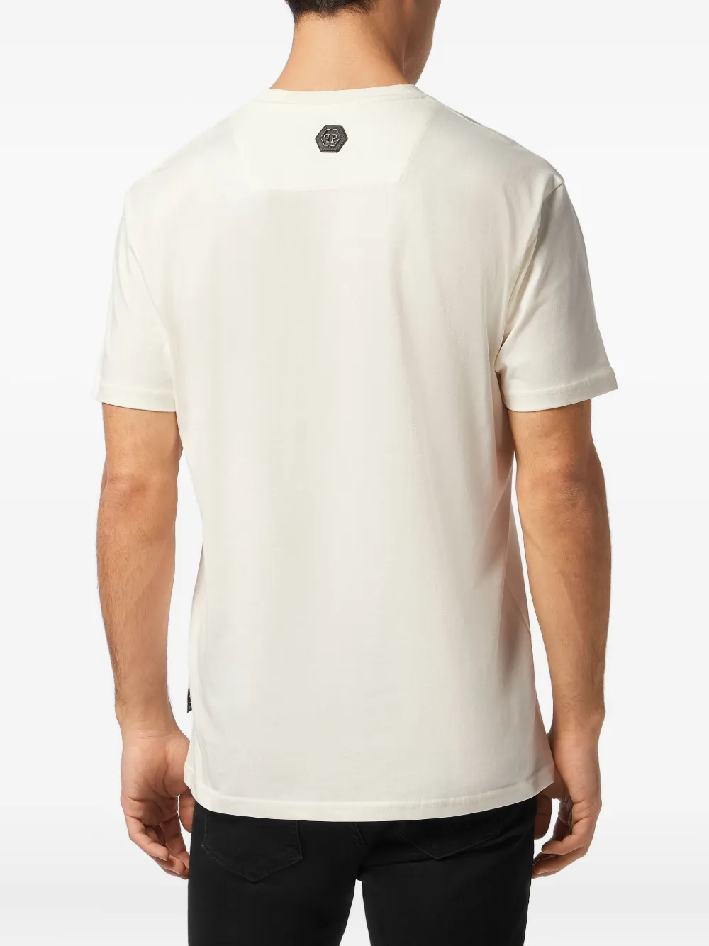 CAMISETA PHILIPP PLEIN ITALIC LOGO