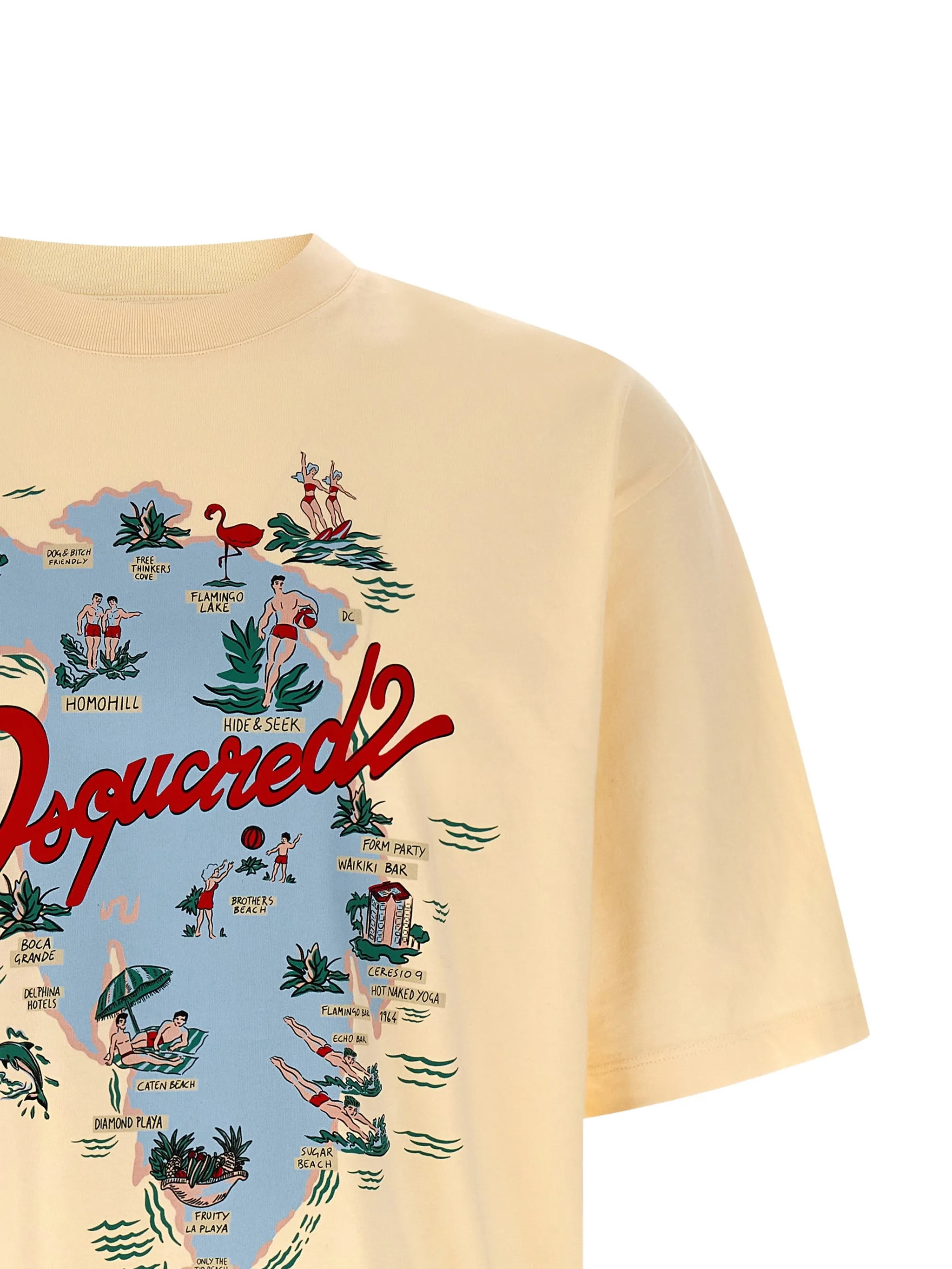 CAMISETA DSQUARED2 ESTAMPADA