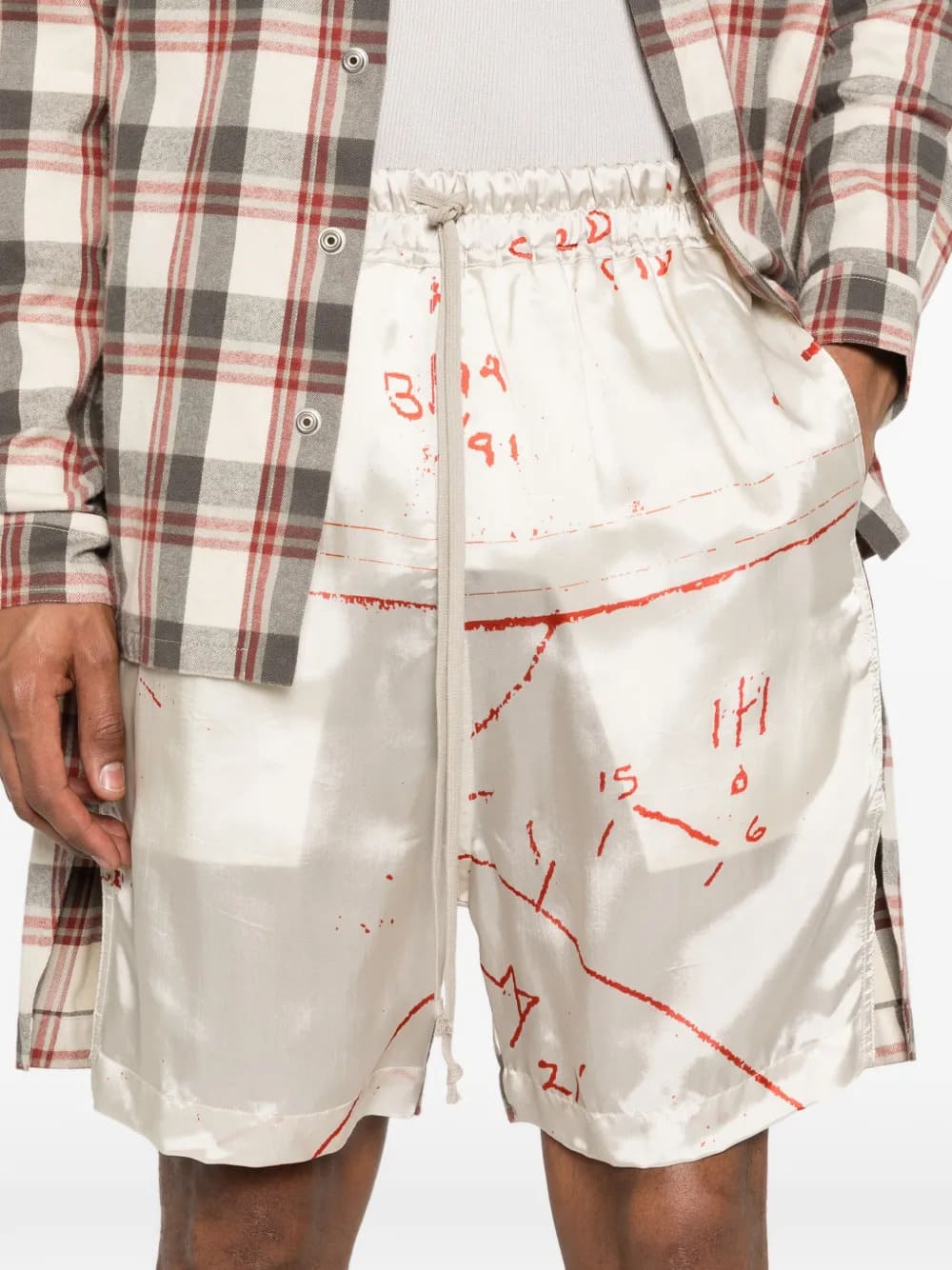 SHORTS RICK OWENS GRAPHIC