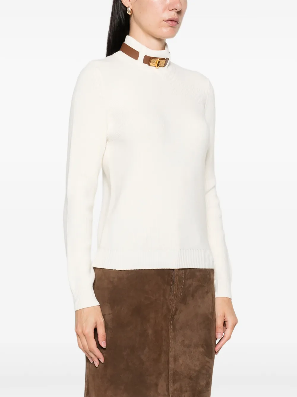 SWEATER ELISABETTA FRANCHI ACANALADO