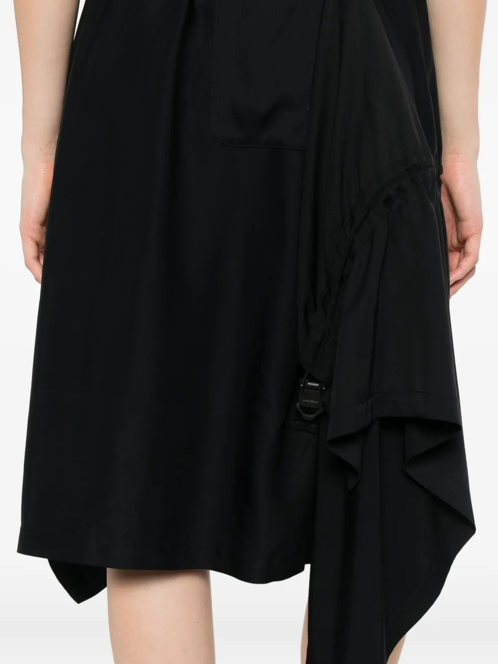 FALDA Y-3 ASIMETRICA