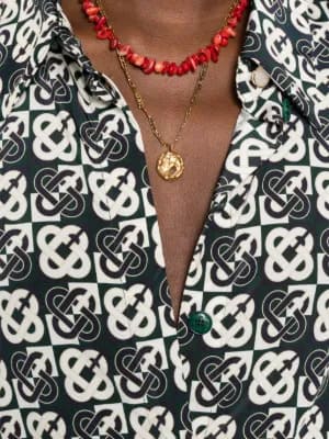 VESTIDO CASABLANCA MONOGRAMA