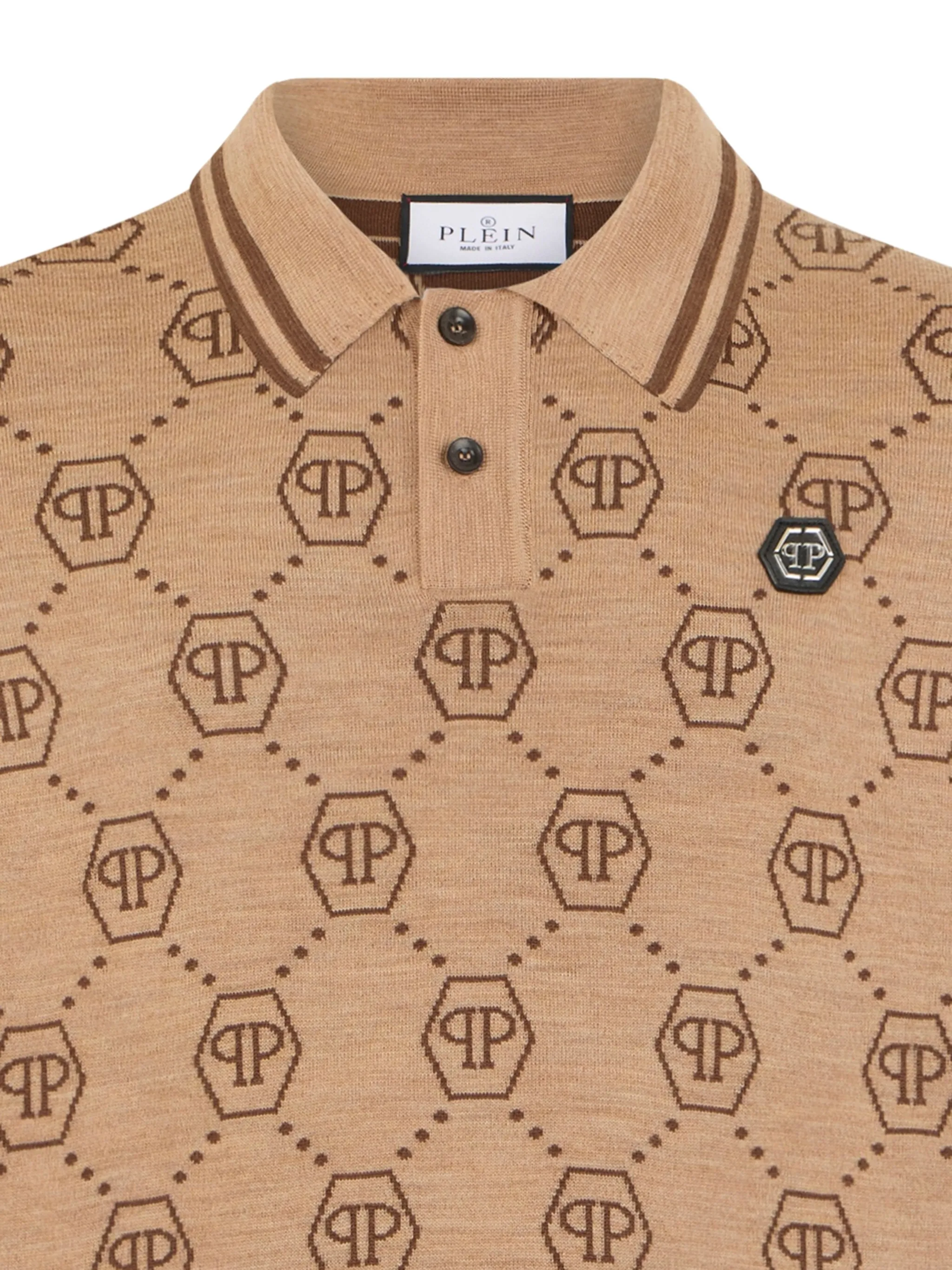 POLO PHILIPP PLEIN MONOGRAMA