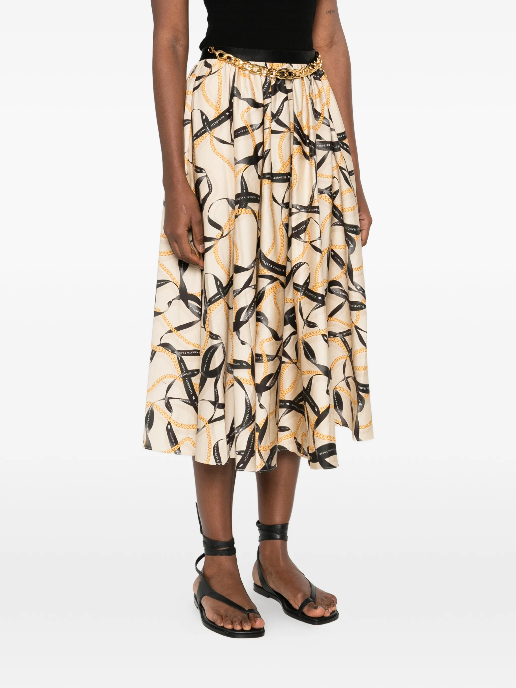 FALDA ELISABETTA FRANCHI ESTAMPADA