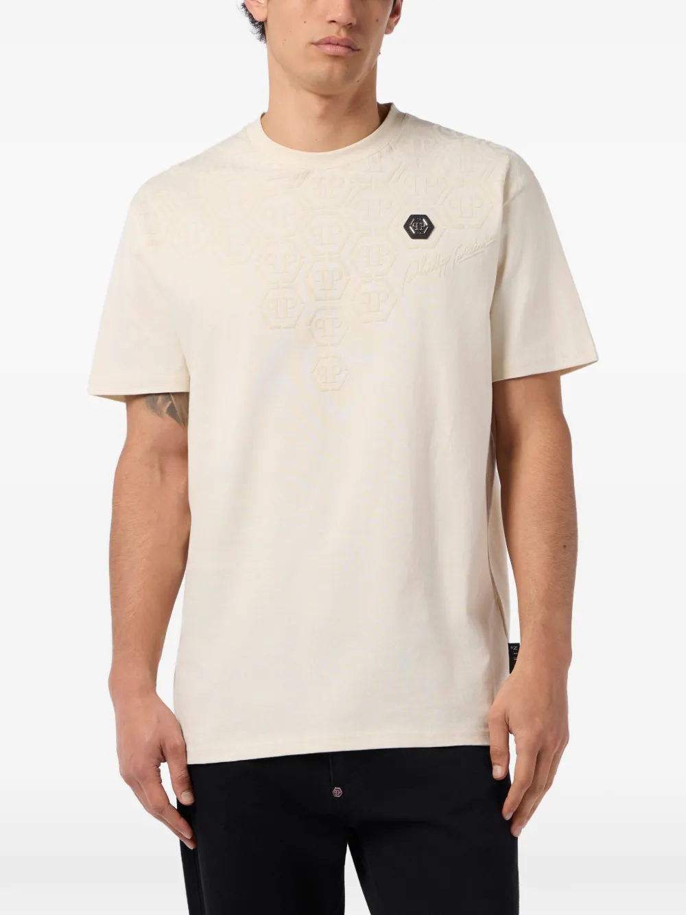 CAMISETA PHILIPP PLEIN MONOGRAMA