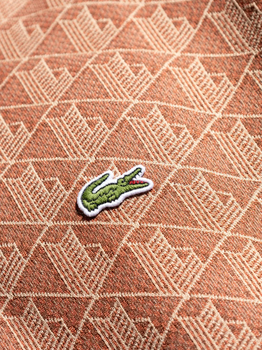 POLO LACOSTE MONOGRAMA JACQUARD