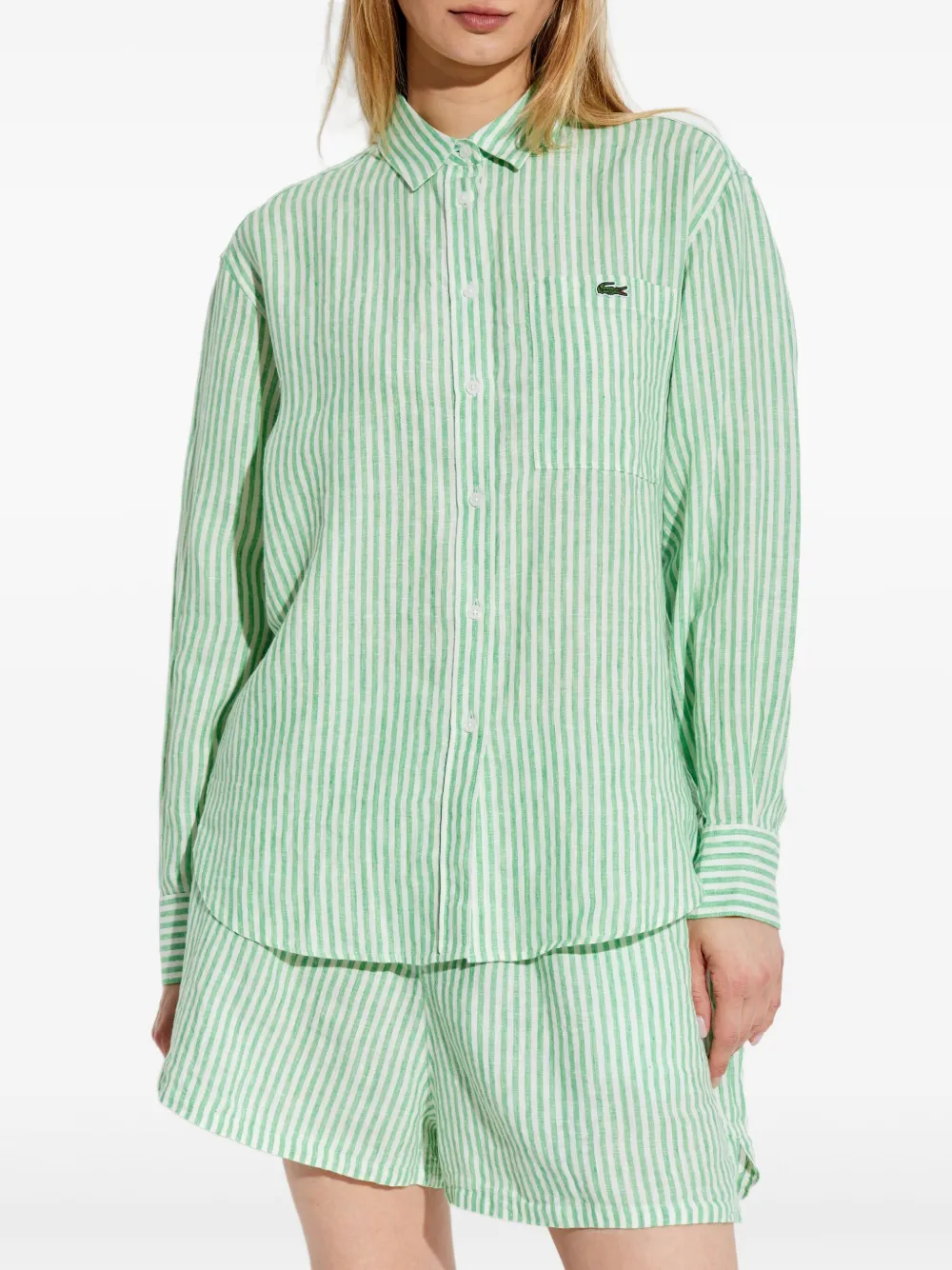 CAMISA LACOSTE DE RAYAS